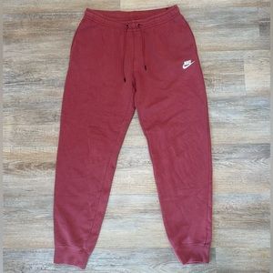 Red/Pink Nike Sweatpants